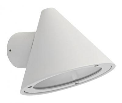 CUCHARA Cone Surface Mounted Wall Light White Aluminium IP65